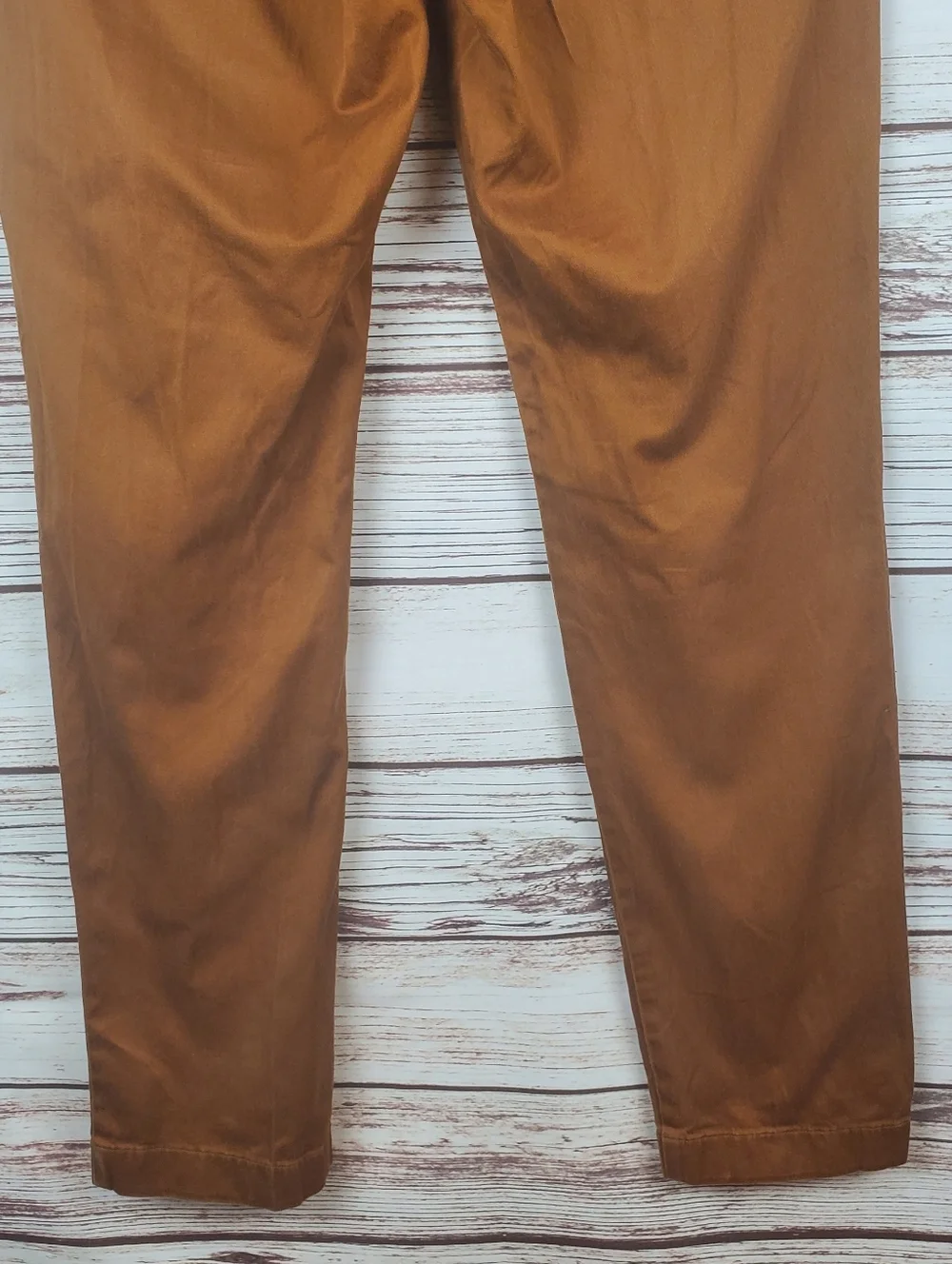 J.Crew Stretch Mens 34x34 770 Straight Leg Brown Khaki Chino Pants